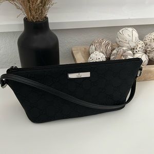 Gucci Pouchette Canvas Bag